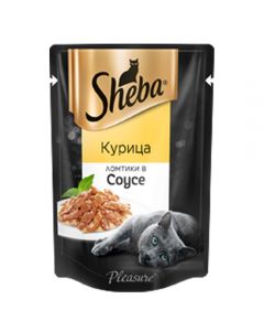 Sheba Pleasure slices in sauce with chicken 85g - cheap price - pharm-pills.com