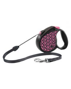 Leash-tape for dogs Flexi Life Pink S 5m to 12kg, rope - cheap price - pharm-pills.com