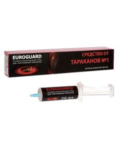 Euroguard gel from cockroaches syringe-injector 20ml - cheap price - pharm-pills.com