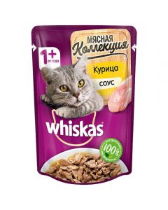 Whiskas spider for adult cats Meat collection Chicken 85g - cheap price - pharm-pills.com