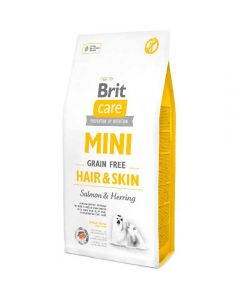 Brit (Brit Care Mini Hair & Skin) with salmon for dogs of mini breeds with wool req. leaving 2kg - cheap price - pharm-pills.com