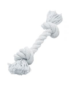 Toy for dogs rope white 2 knots 15cm - cheap price - pharm-pills.com