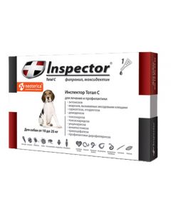 Inspector drops from external and internal parasites for dogs from 10 to 25 kg - cheap price - pharm-pills.com