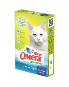 Omega Neo + treat Shiny wool with biotin and taurine 90 tablets - cheap price - pharm-pills.com