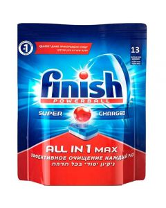 Finish All in 1 Max Dishwasher Tablets Phosphate Free 13 Tablets - cheap price - pharm-pills.com