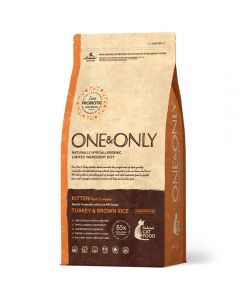 Dry food One & Only Indoor turkey with rice for kittens 2kg - cheap price - pharm-pills.com