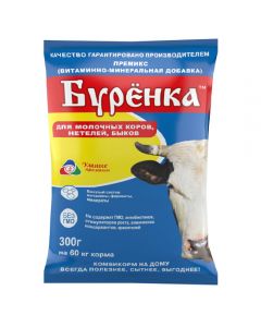 Premix Burenka for cows, bulls, heifers, heifers (0.5%) (300g) - cheap price - pharm-pills.com