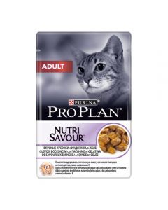 PRO PLAN Nutrisavour Adult for adult cats, turkey in spider jelly 85g - cheap price - pharm-pills.com