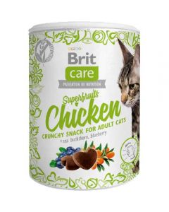  Brit (Brit) Care delicacy for adult cats Superfruits Chicken Superfruits with chicken 100g - cheap price - pharm-pills.com