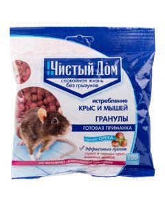 Pure House rat and mouse granules with nut scent 100g - cheap price - pharm-pills.com