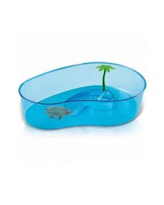 Imac Imak VIRGOLA pool for turtles made of plastic, figured 40 * 27cm - cheap price - pharm-pills.com