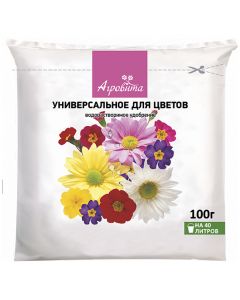 Agrovita for Flowers universal water-soluble fertilizer 100g - cheap price - pharm-pills.com