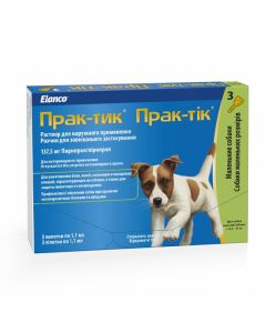 Drops Practical for fleas and ticks for dogs 4.5-11 kg, 3 pipettes * 1.1 ml - cheap price - pharm-pills.com