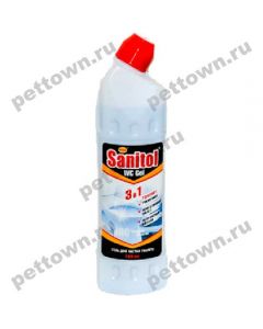 Sanitol (Sanitol wc cleaner) gel for cleaning the toilet 3in1 750ml - cheap price - pharm-pills.com