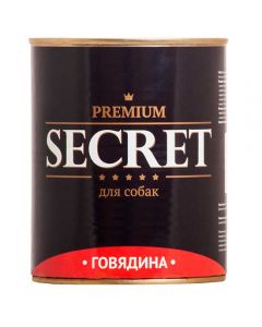 Secret Premium canned food for dogs beef 850gr - cheap price - pharm-pills.com