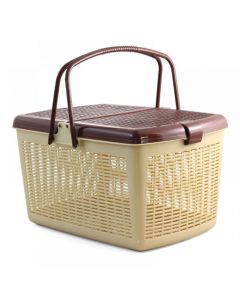Pet carrier size L, beige 460 * 330 * 270mm - cheap price - pharm-pills.com