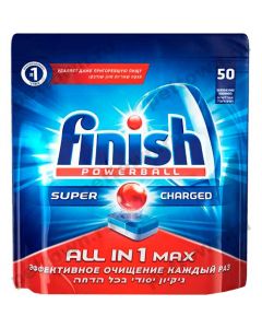 Finish All in 1 Max Dishwasher Tablets Phosphate Free 50 Tablets - cheap price - pharm-pills.com