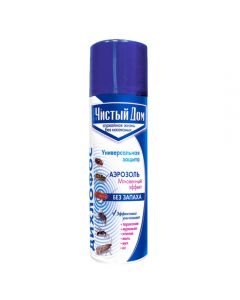 Clean House Aerosol dichlorvos from flying and crawling insects 150ml - cheap price - pharm-pills.com