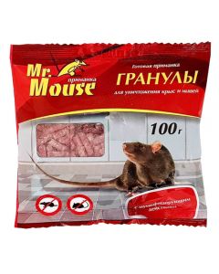 Mr. Mouse rodent pellets 100g - cheap price - pharm-pills.com