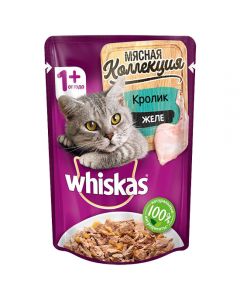 Whiskas spider for adult cats Meat collection Rabbit 85g - cheap price - pharm-pills.com