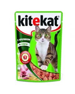 Kitiket (Kitekat) rabbit in sauce, spider 85 g - cheap price - pharm-pills.com