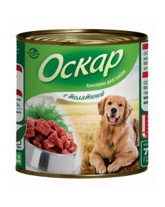 Oscar canned food for dogs with veal 750g - cheap price - pharm-pills.com