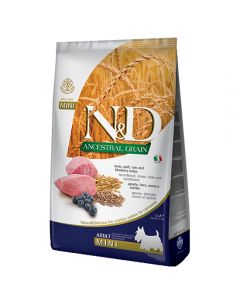 Farmina N&D Low Grain Adult Mini food for small breed dogs lamb, blueberry 2, 5kg - cheap price - pharm-pills.com