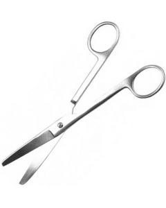 Straight surgical blunt scissors, length 170mm - cheap price - pharm-pills.com