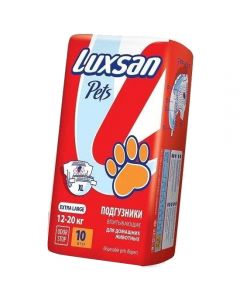 Luxsan Luxan Pets Absorbent diapers for pets XL 12-20kg 10pcs . - cheap price - pharm-pills.com