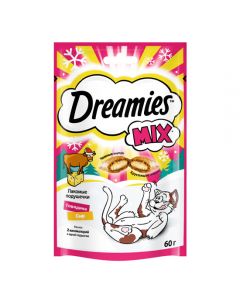 Dreamies tasty pillows for cats with beef and cheese 60g - cheap price - pharm-pills.com