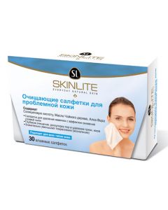 Buy Skinlite Cleansing wipes, for problem skin, 30 pcs | Online Pharmacy | https://pharm-pills.com