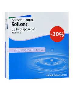 Buy Contact Lenses Bausch + Lomb SofLens Daily Disposable Daily, -2.25 / 14.2 / 8.6, 90 pcs. | Online Pharmacy | https://pharm-pills.com