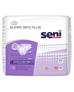 Buy Seni Adult diapers Super Seni Plus Extra Large 10 pcs | Online Pharmacy | https://pharm-pills.com