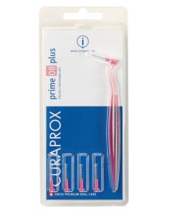 Buy Curaprox CPS 08 'Prime' PLUS Interdental brush 0.8 mm (5 pcs), pink + UHS 451 pink holder | Online Pharmacy | https://pharm-pills.com