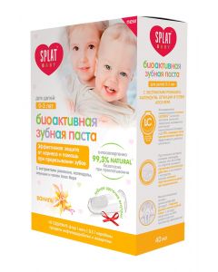 Buy Splat toothpaste for children Vanilla from 0 to 3 years 40 ml | Online Pharmacy | https://pharm-pills.com