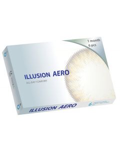 Buy ILLUSION AERO Contact Lenses Monthly, -1.00 / 14.2 / 8.6, 6 pcs. | Online Pharmacy | https://pharm-pills.com