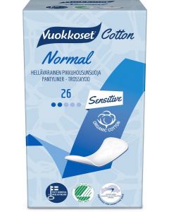 Buy Sanitary pads Vuokkoset Cotton Normal, daily, 26 pcs | Online Pharmacy | https://pharm-pills.com