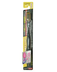 Buy CREATE Toothbrush with a wide cleaning head and super-fine bristles, soft, color: black | Online Pharmacy | https://pharm-pills.com