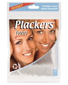 Buy Plackers Twin flossers (35 pcs)  | Online Pharmacy | https://pharm-pills.com