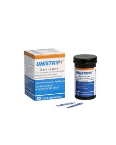 Buy Test strips 'Unistrip1' for the blood glucose monitoring system, 50 pcs | Online Pharmacy | https://pharm-pills.com