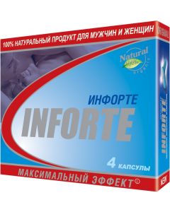 Buy Inforte, capsules for potency, arousal, erection, pathogen, exciting dietary supplement, 4 capsules | Online Pharmacy | https://pharm-pills.com