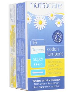 Buy Tampons with Natracare Super applicator, 16 pcs | Online Pharmacy | https://pharm-pills.com