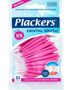 Buy Interdental brushes Plackers Dental Brush XS, 0.4 mm. (32 pcs) | Online Pharmacy | https://pharm-pills.com