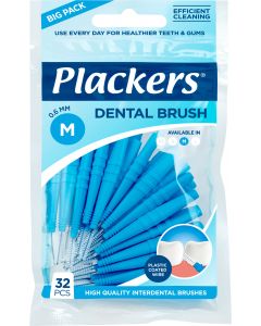 Buy Interdental brushes Plackers Dental Brush M, 0.6 mm. (32 pcs.) | Online Pharmacy | https://pharm-pills.com