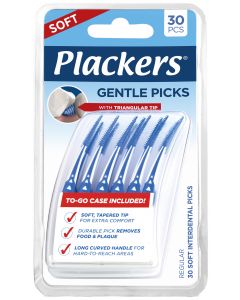 Buy Silicone interdental brushes Plackers Gentle Picks (30 pcs.) | Online Pharmacy | https://pharm-pills.com