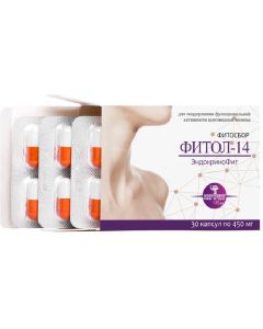 Buy Dietary supplement Alfit plus 'Fitol-14 EndocrinoFit', for food, in capsules | Online Pharmacy | https://pharm-pills.com