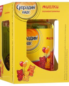 Buy Supradin Kids Bears chewing lozenges 4 g N30 | Online Pharmacy | https://pharm-pills.com