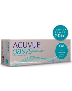 Buy Contact lenses ACUVUE Johnson & Johnson contact lenses 1-Day ACUVUE Oasys with Hydraluxe 30pk / Radius 8.5 Daily, -0.50 / 14.3 / 8.5, | Online Pharmacy | https://pharm-pills.com