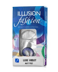 Buy ILLUSION Luxe 1 month colored contact lenses, -5.00 / 14.5 / 8.6, purple, 2 pcs. | Online Pharmacy | https://pharm-pills.com