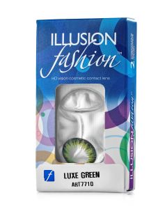 Buy ILLUSION Luxe 1 month colored contact lenses, -4.00 / 14.5 / 8.6, green, 2 pcs. | Online Pharmacy | https://pharm-pills.com